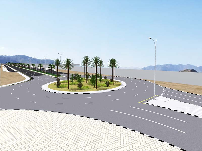 Constructionof Main Arterial Road to Mohammed Bin Zayed City in Fujairah