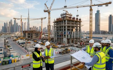 Modern UAE construction infrastructure project with sustainable engineering solutions by Conser